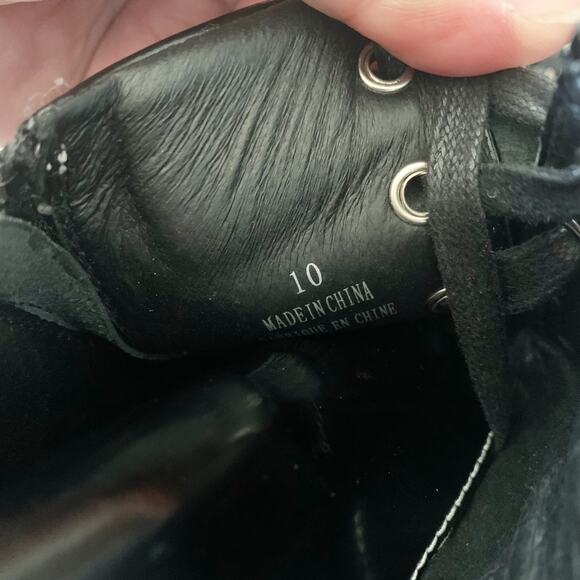 Jeffrey Campbell Viking Platform Boot Black New 10 - Picture 10 of 12